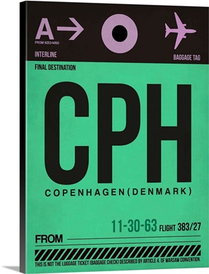 CPH Copenhagen Luggage Tag I