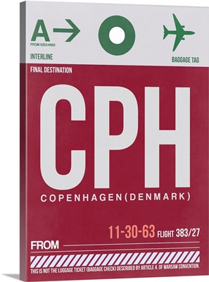 CPH Copenhagen Luggage Tag II