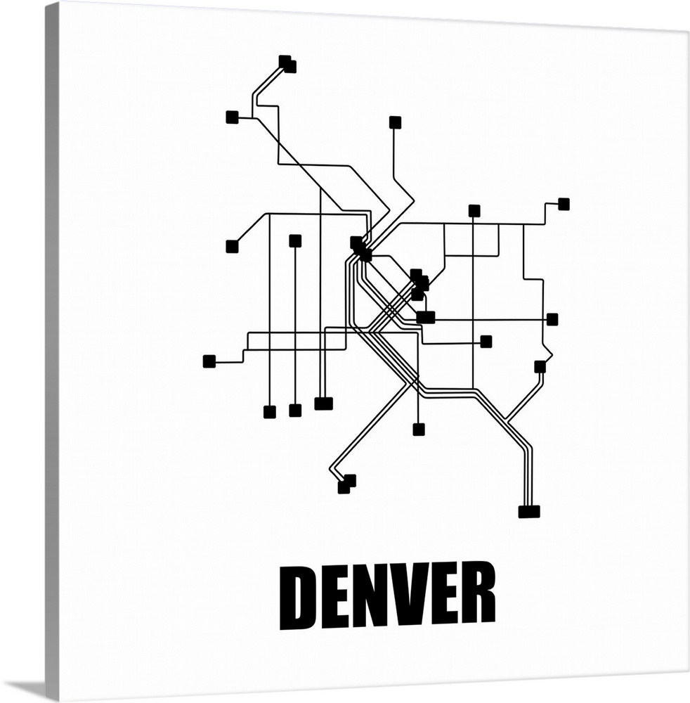 Denver White Subway Map