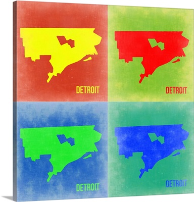 Detroit Pop Art Map II