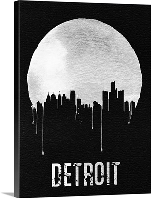 Detroit Skyline Black