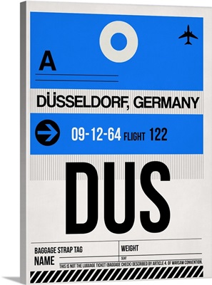 DUS Dusseldorf Luggage Tag I