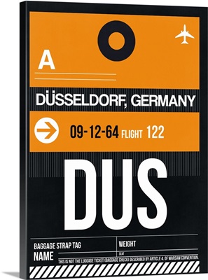 DUS Dusseldorf Luggage Tag II