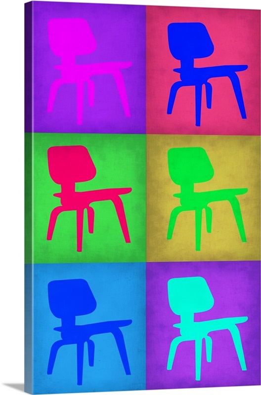 Eames Chair Pop Art V Wall Art, Canvas Prints, Framed Prints, Wall