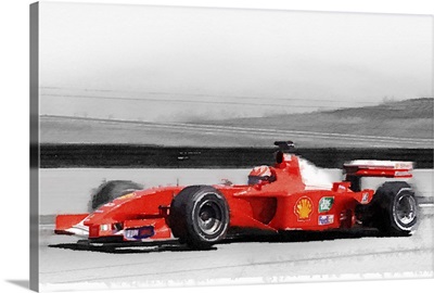 Ferrari F1 Laguna Seca Watercolor