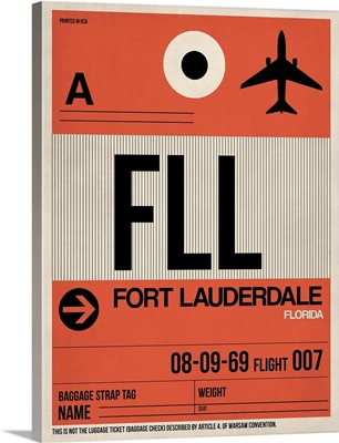 FLL Fort Lauderdale Luggage Tag I