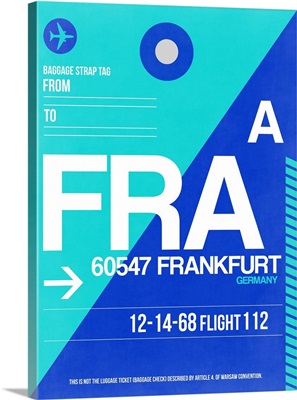 FRA Frankfurt Luggage Tag I