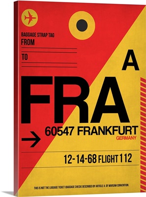 FRA Frankfurt Luggage Tag II