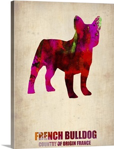 French Bulldog Poster Wall Art, Canvas Prints, Framed Prints, Wall ...