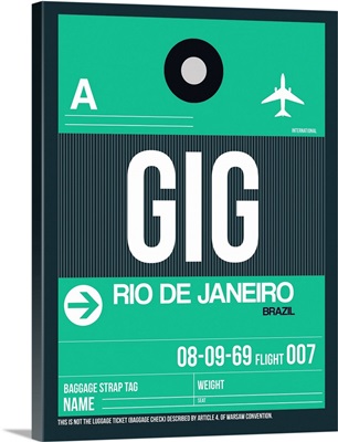 GIG Rio De Janeiro Luggage Tag I