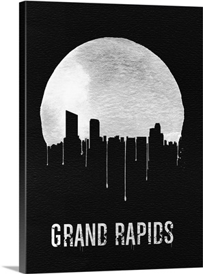 Grand Rapids Skyline Black