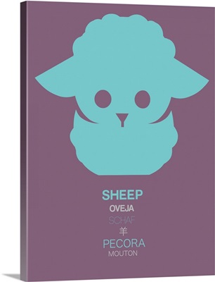 Green Sheep Multilingual Poster