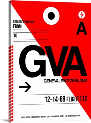 GVA Geneva Luggage Tag I