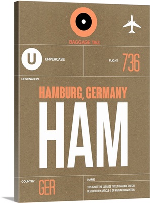 HAM Hamburg Luggage Tag II