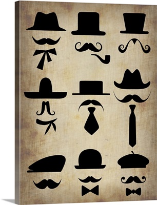 Hats Glasses And Mustaches