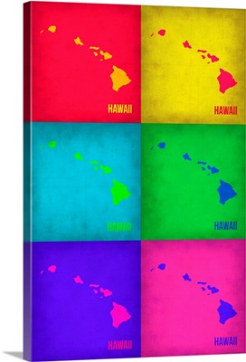 Hawaii Pop Art Map I