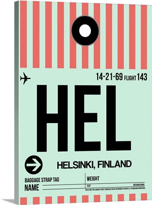 HEL Helsinki Luggage Tag I