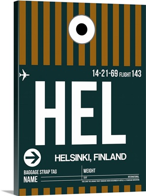 HEL Helsinki Luggage Tag II