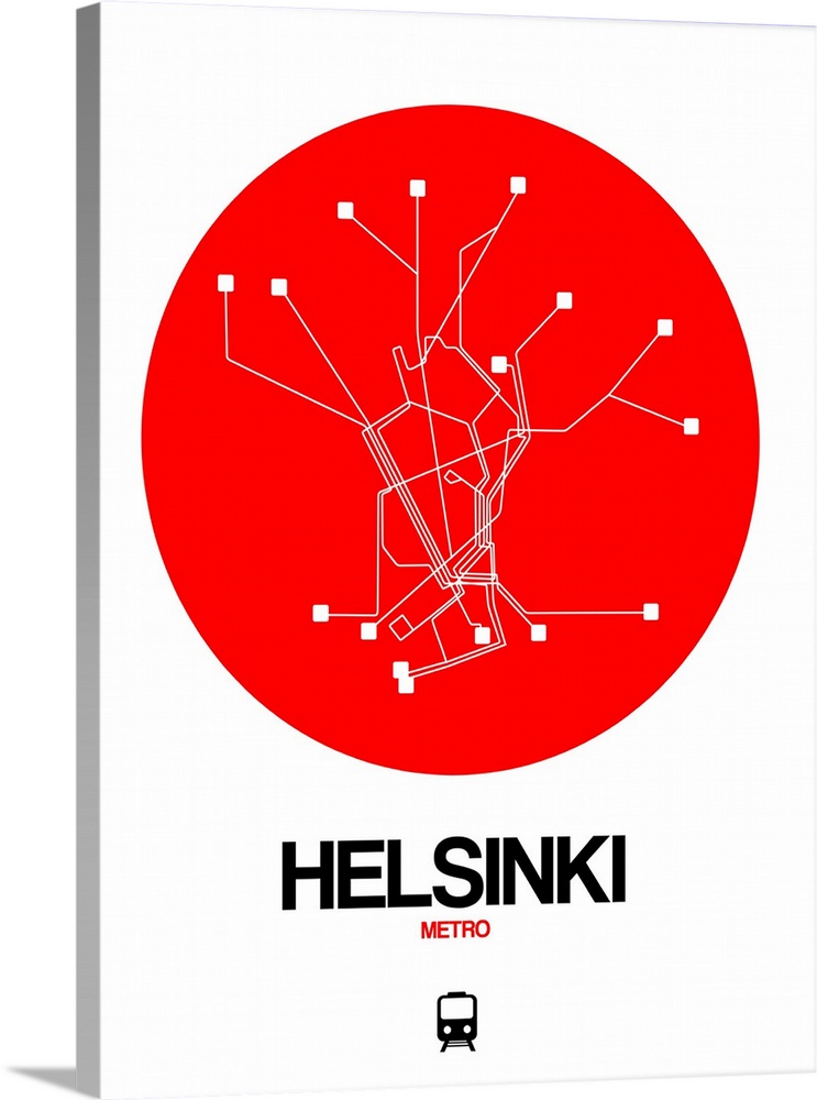 Helsinki Red Subway Map