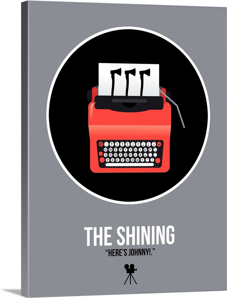 Contemporary minimalist movie poster artwork of The Shining.