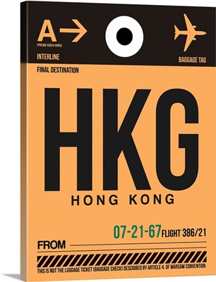 HKG Hog Kong Luggage Tag II