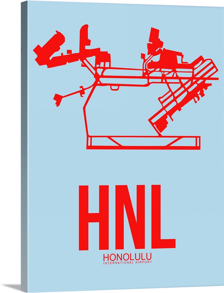 HNL Honolulu Poster I