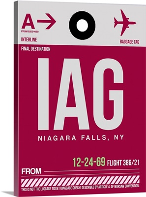 IAG Niagara Falls Luggage Tag I