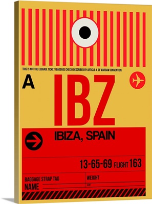 IBZ Ibiza Luggage Tag I