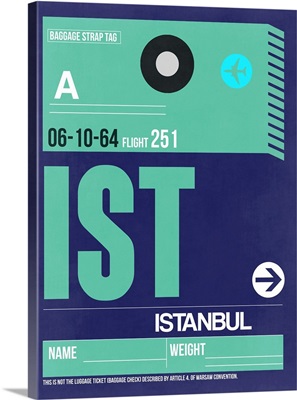 IST Istanbul Luggage Tag I