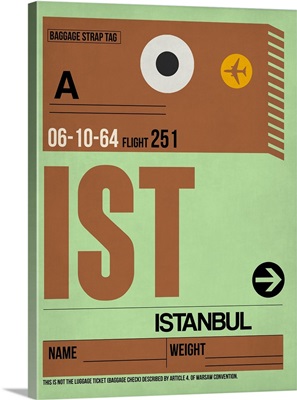 IST Istanbul Luggage Tag II