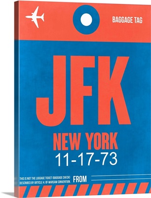JFK New York Luggage Tag I