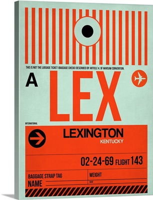 LEX Lexington Luggage Tag I