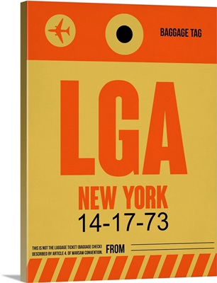 LGA New York Luggage Tag I