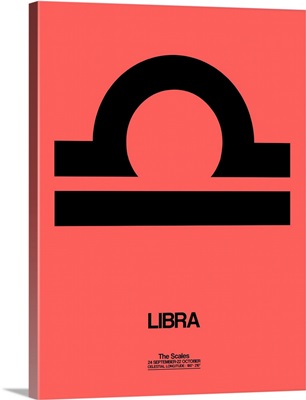Libra Zodiac Sign Black