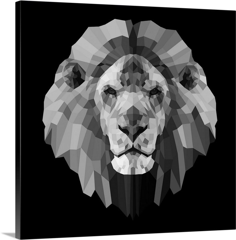 Lion Head Wall Art, Canvas Prints, Framed Prints, Wall Peels | Great