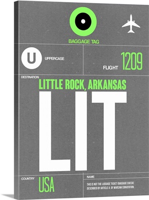 LIT Little Rock Luggage Tag II