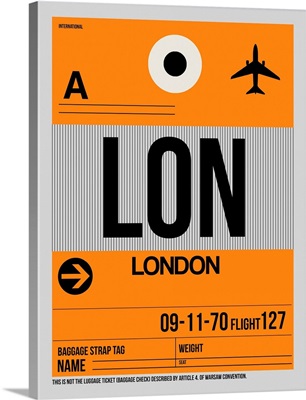 LON London Luggage Tag I