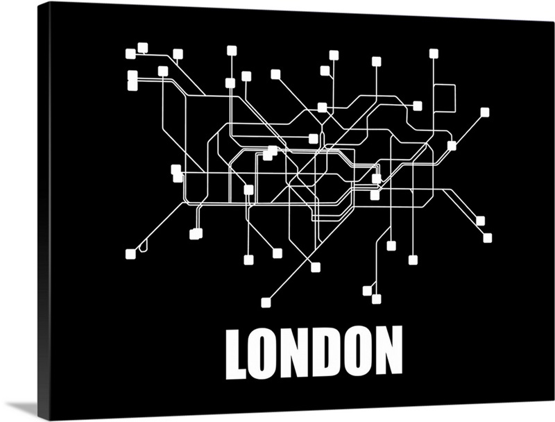 London Subway Map III Wall Art, Canvas Prints, Framed Prints, Wall ...