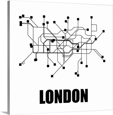 London White Subway Map