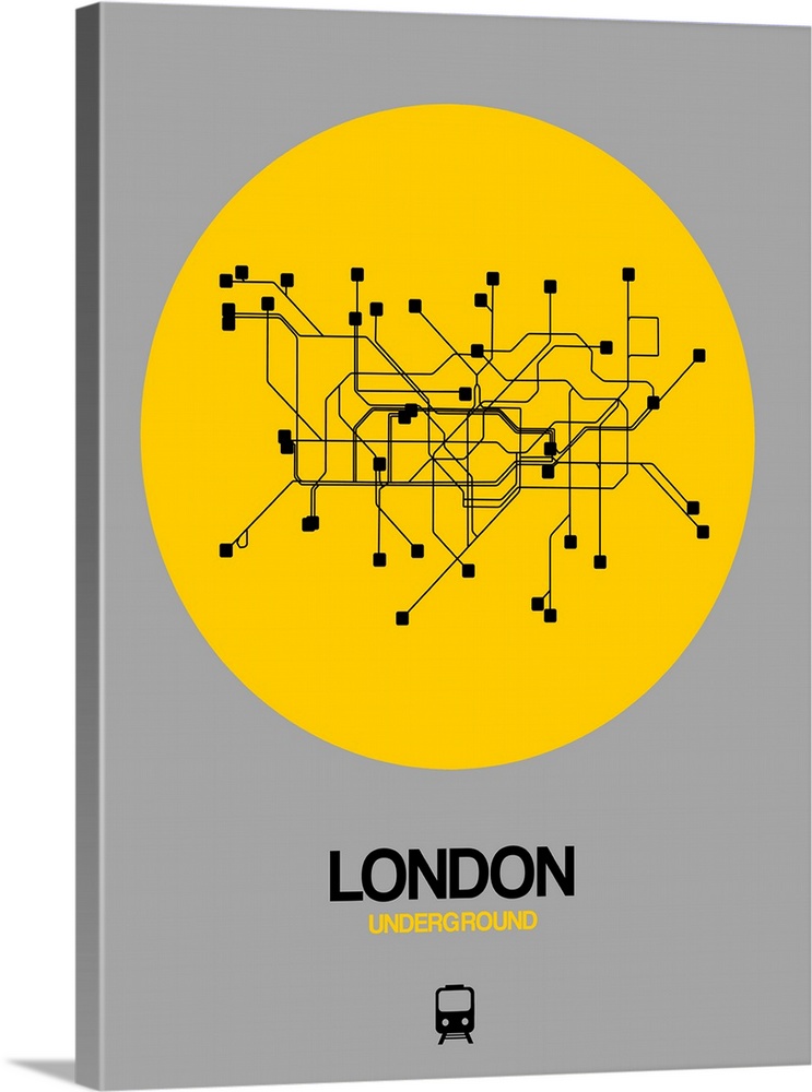 London Yellow Subway Map