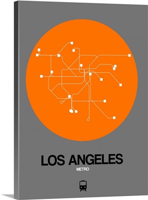 Los Angeles Orange Subway Map