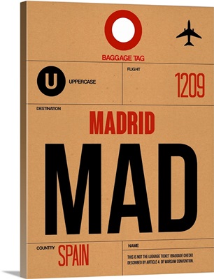 MAD Madrid Luggage Tag II