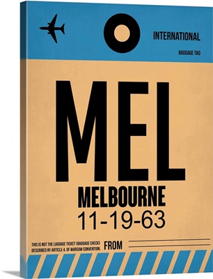 MEL Melbourne Luggage Tag I