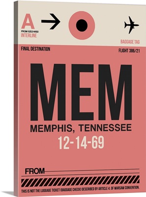 MEM Memphis Luggage Tag II