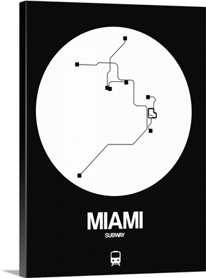 Miami White Subway Map