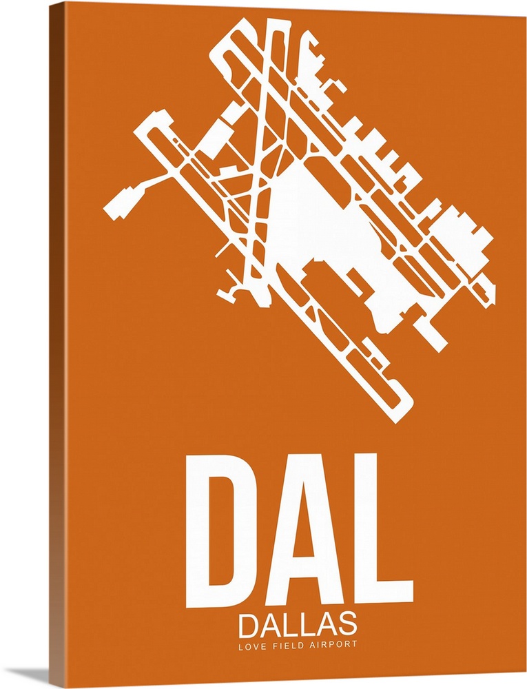 Minimalist DAL Dallas Poster II
