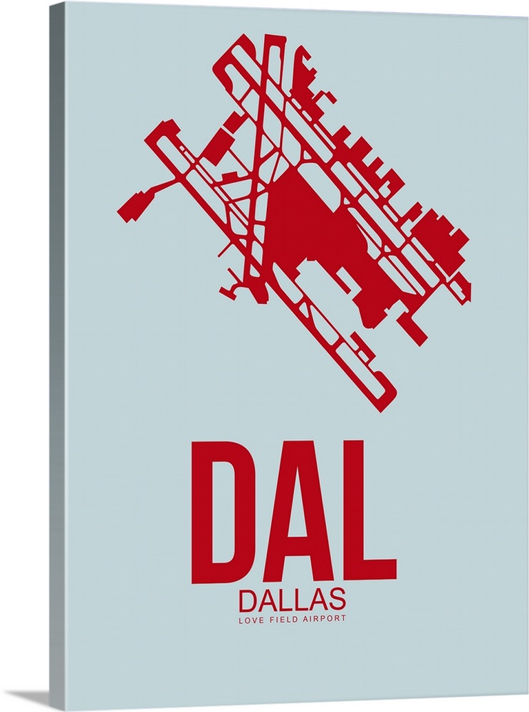 Minimalist DAL Dallas Poster III