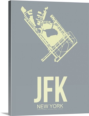 Minimalist JFK New York Poster I