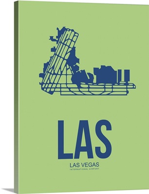 Minimalist LAS Las Vegas Poster II