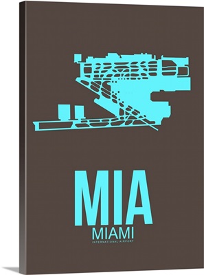 Minimalist MIA Miami Poster II